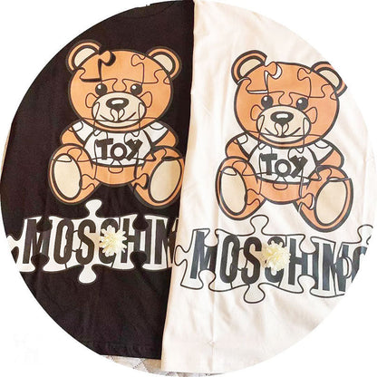 Moschino T-shirt Loose Leisure Sports Short Sleeve