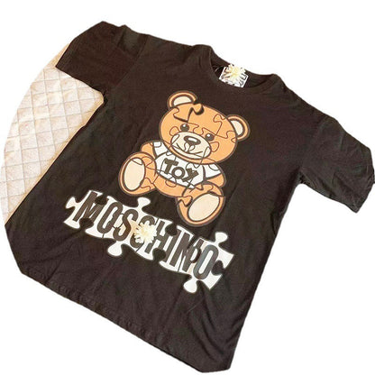Moschino T-shirt Loose Leisure Sports Short Sleeve